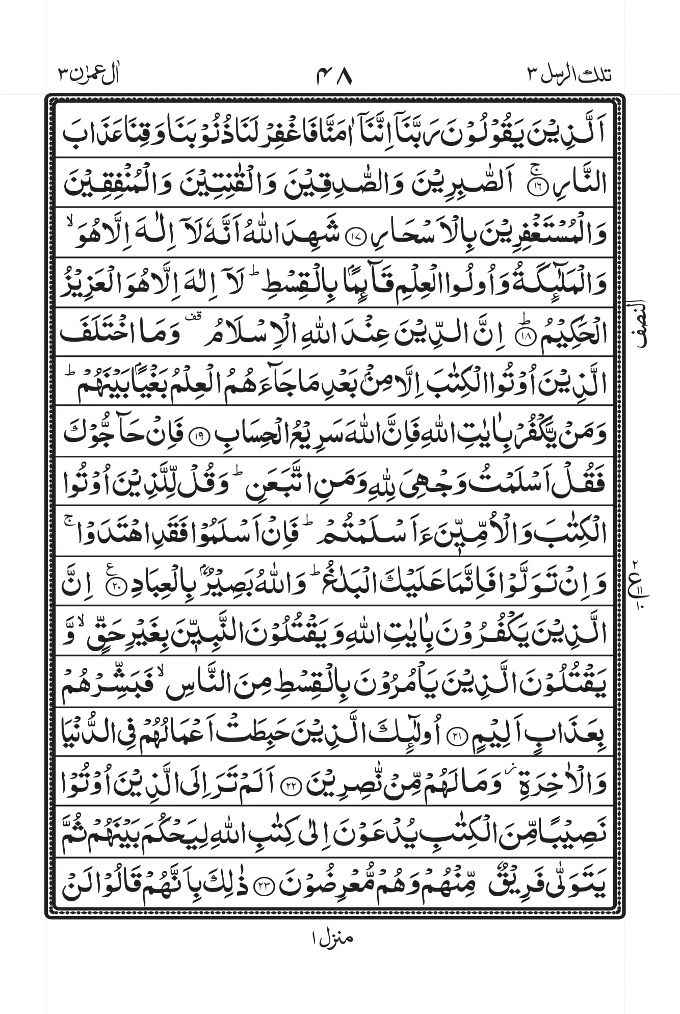 Surah Aal-i-Imraan Page 3