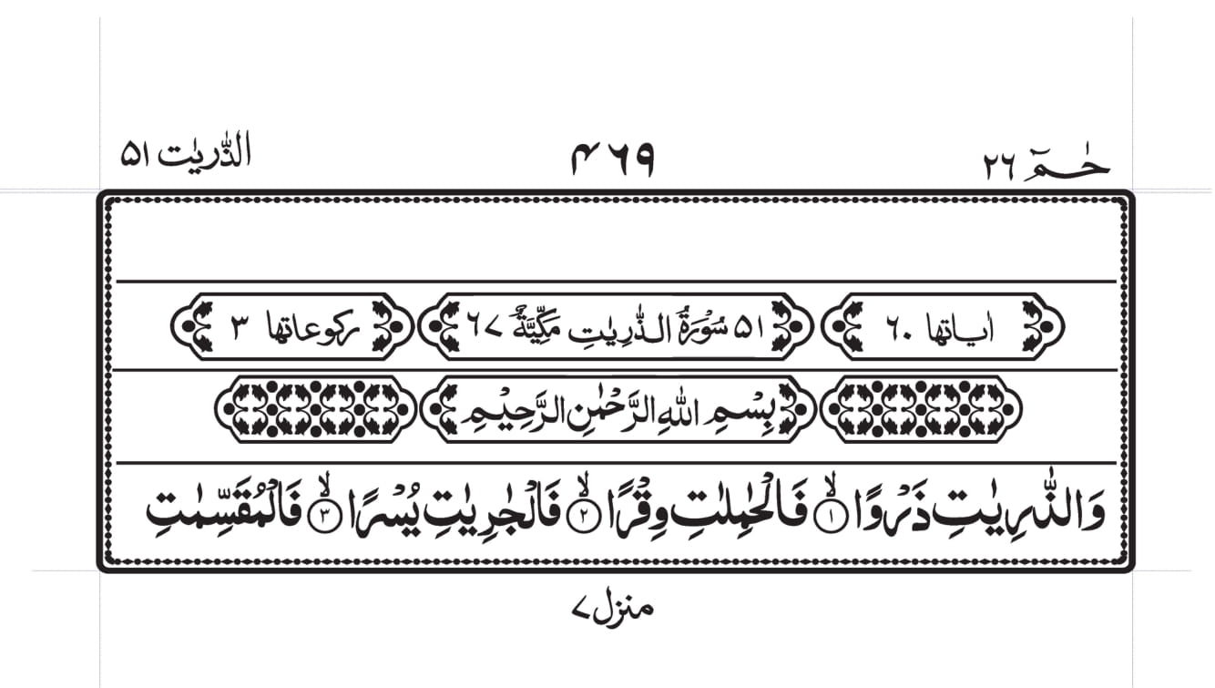 Surah Adh-Dhaariyat Page 1