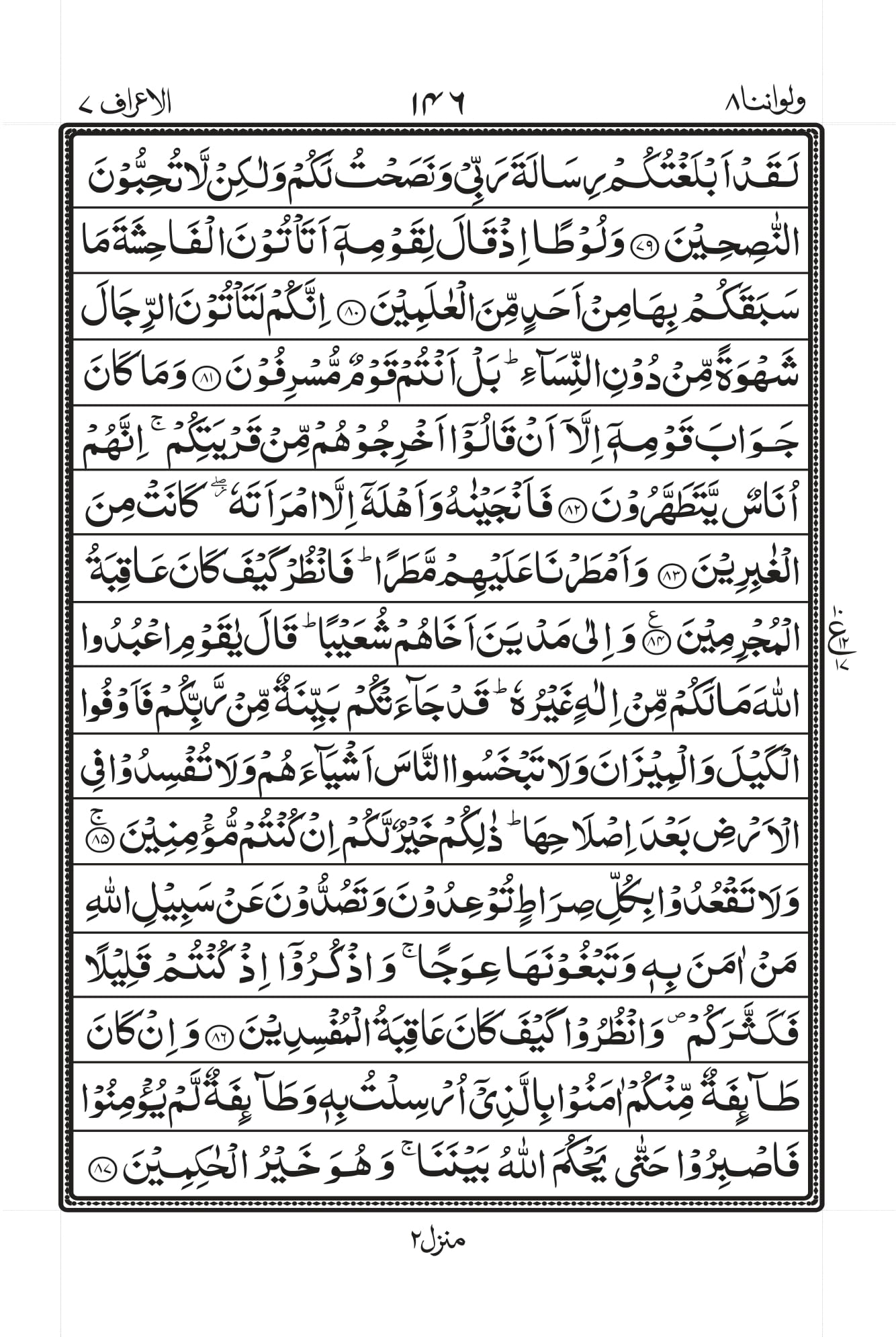Surah Al-A’raaf Page 10