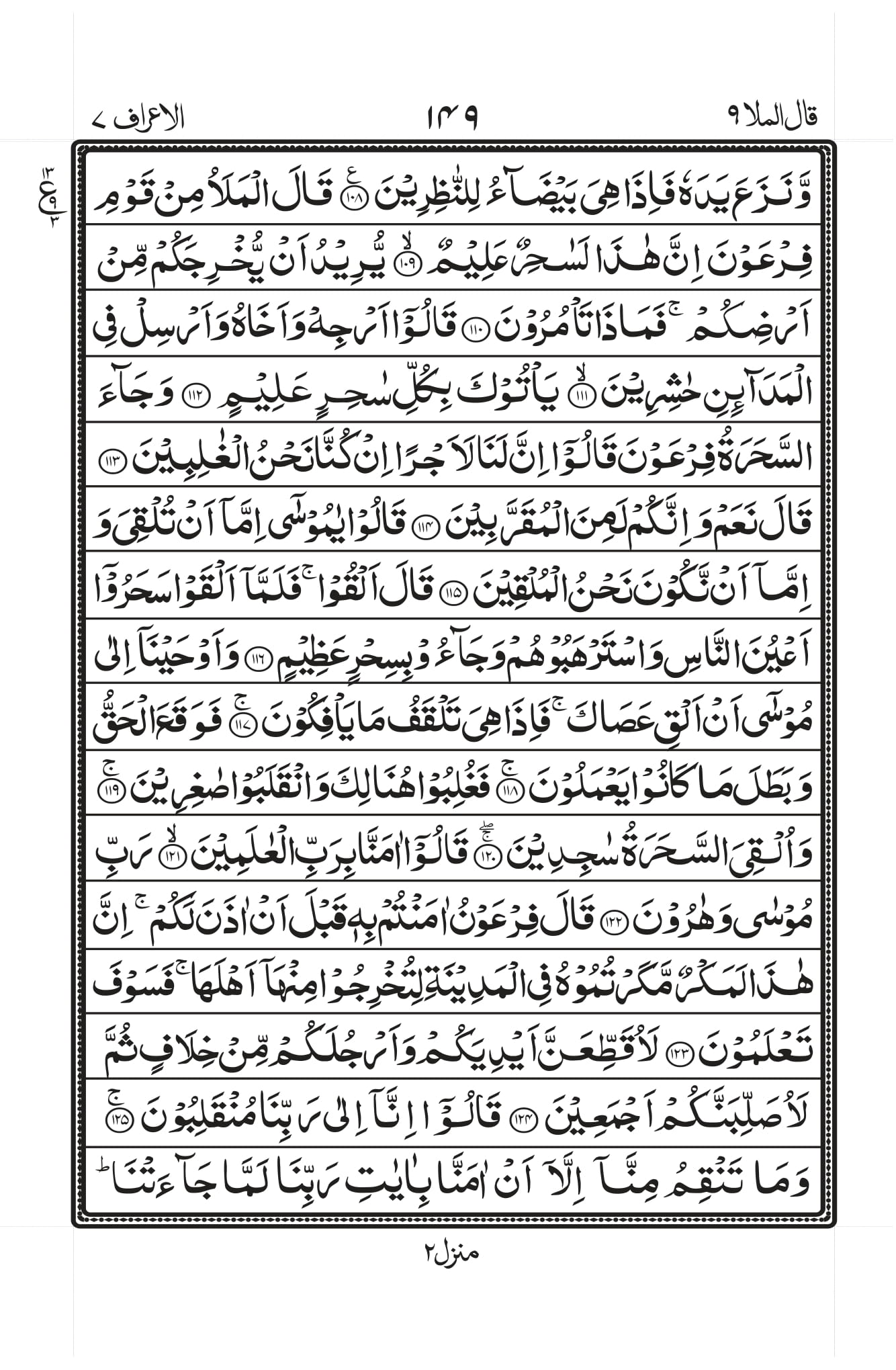 Surah Al-A’raaf Page 13