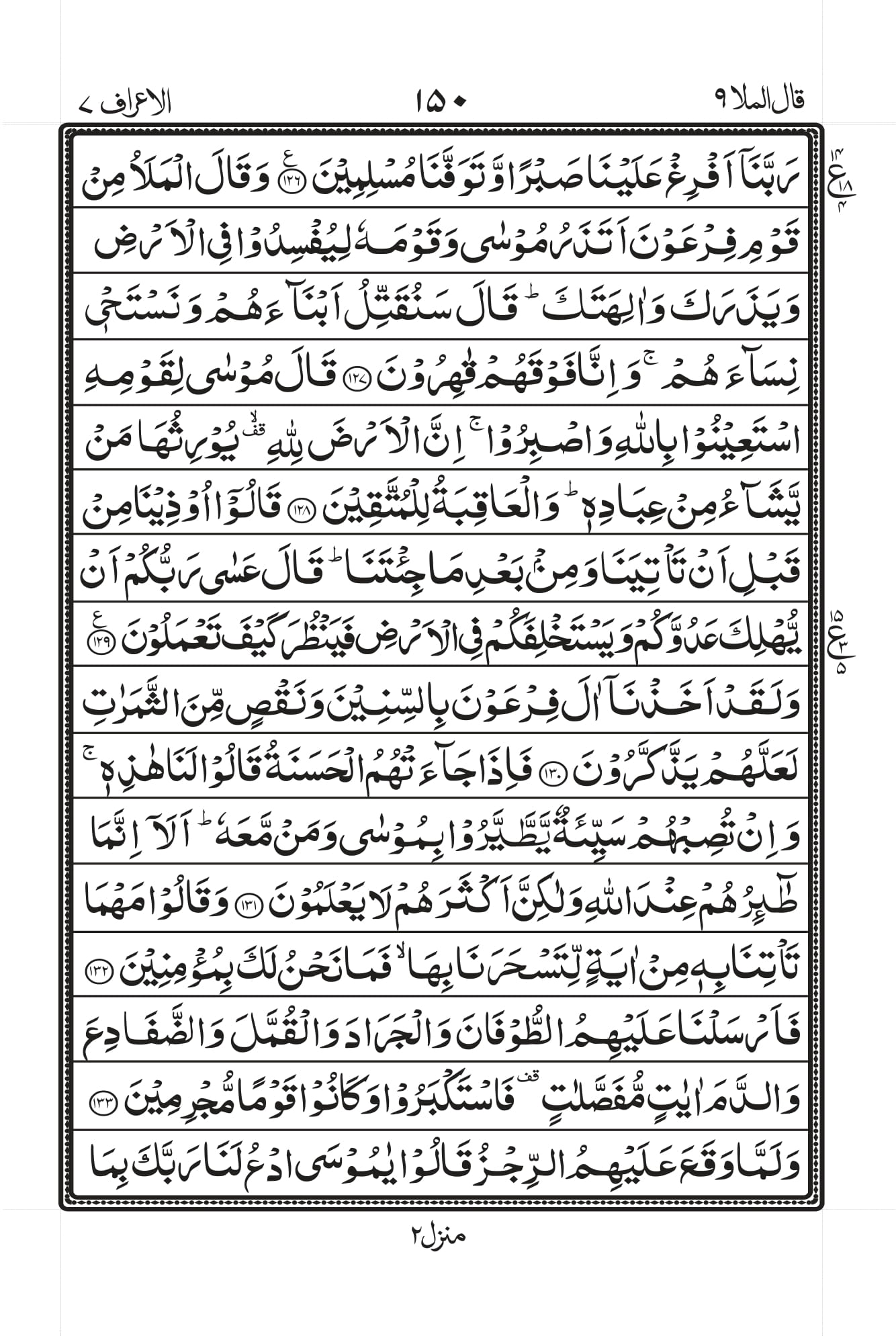 Surah Al-A’raaf Page 14