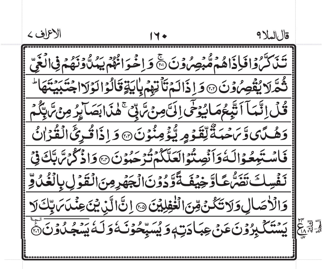 Surah Al-A’raaf Page 24