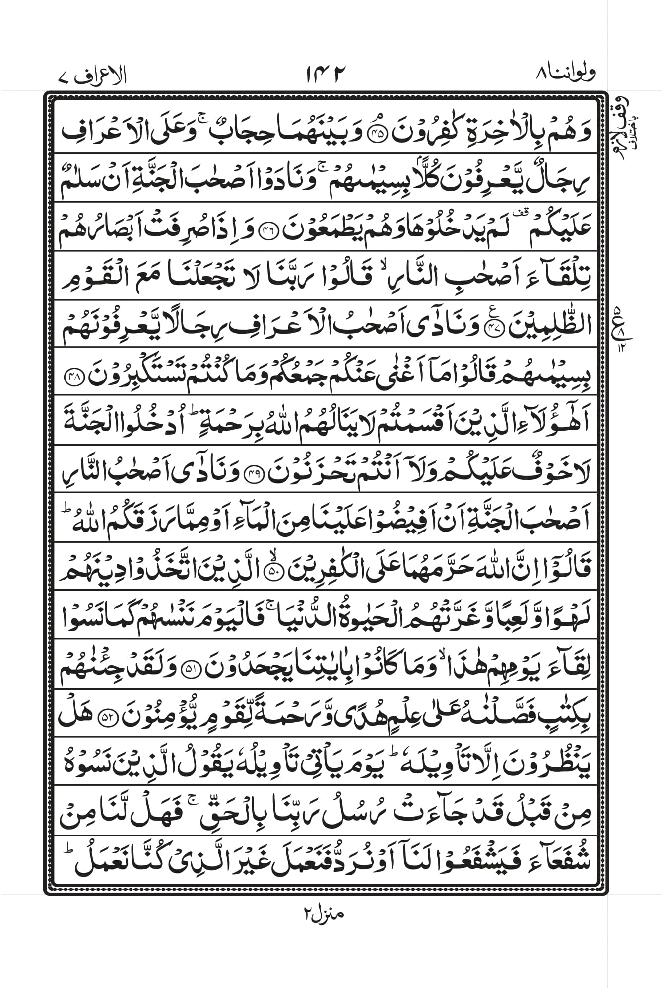 Surah Al-A’raaf Page 6