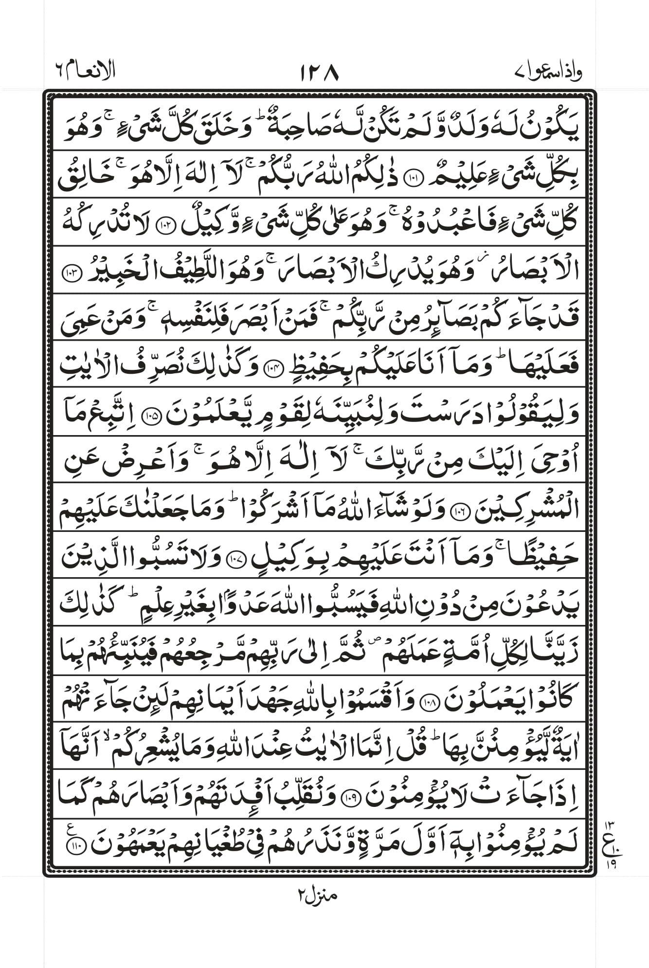 Surah Al-An’aam Page 13