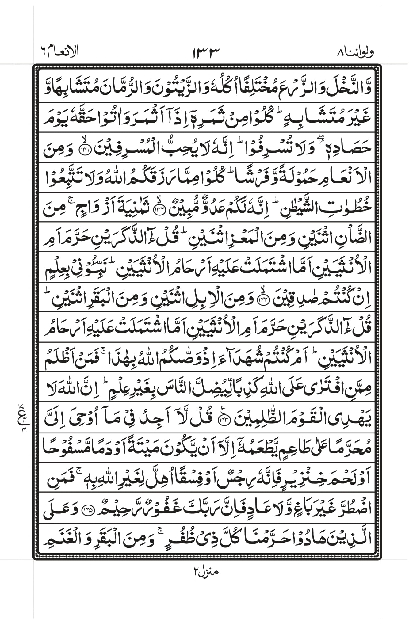 Surah Al-An’aam Page 18