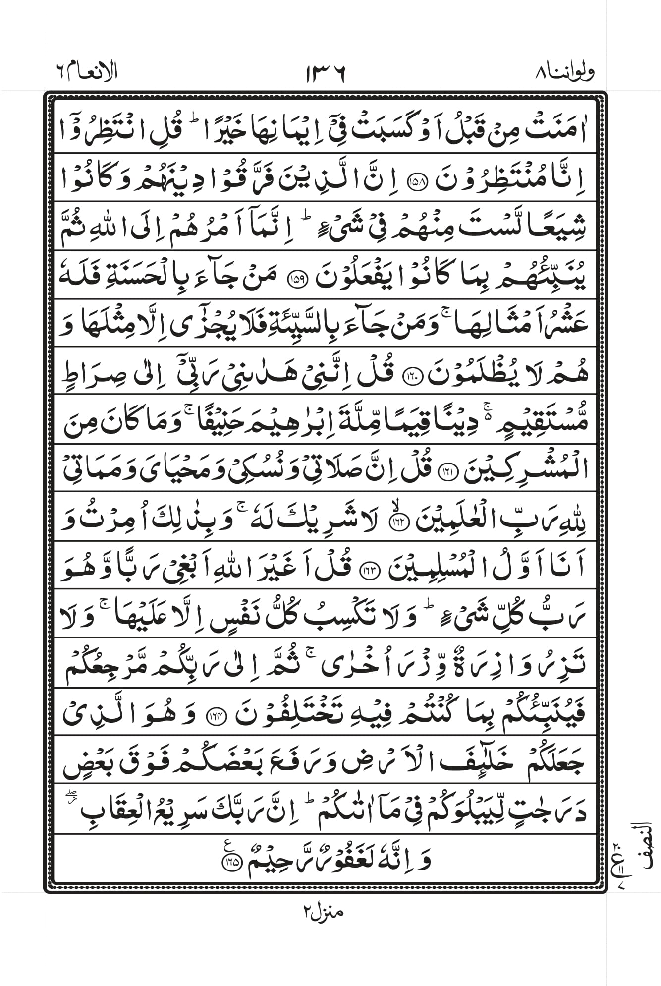 Surah Al-An’aam Page 21