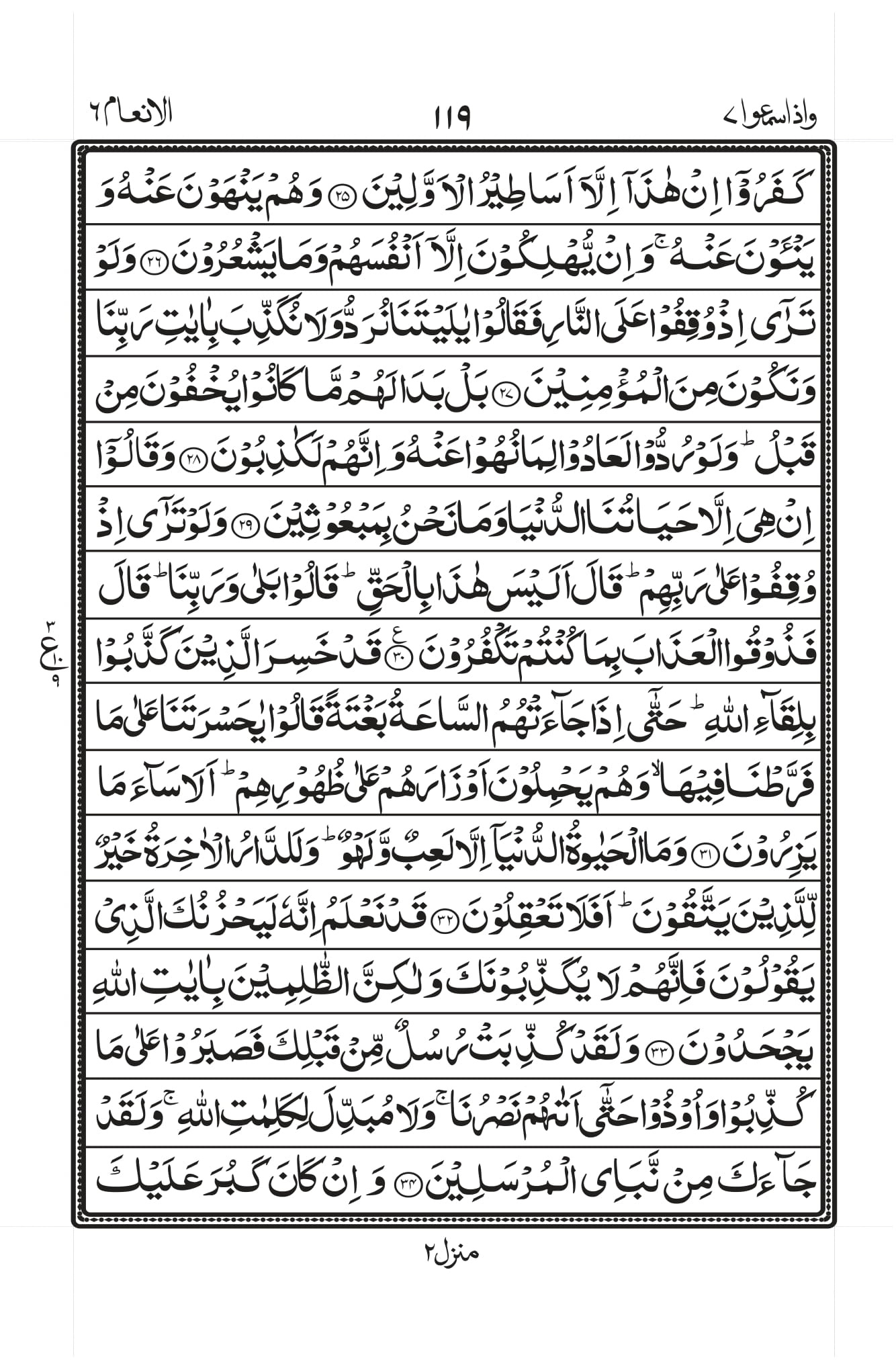 Surah Al-An’aam Page 4