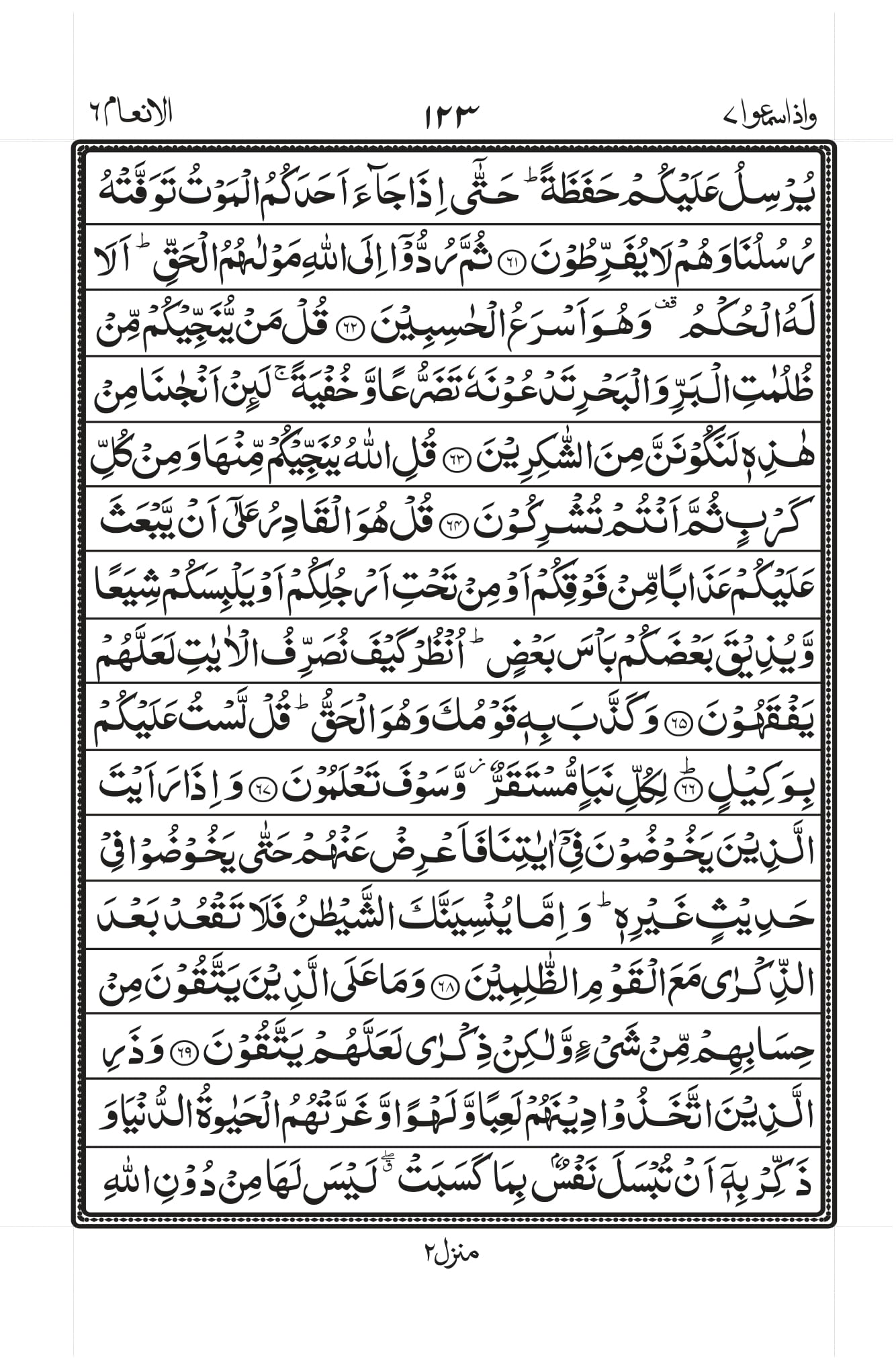 Surah Al-An’aam Page 8