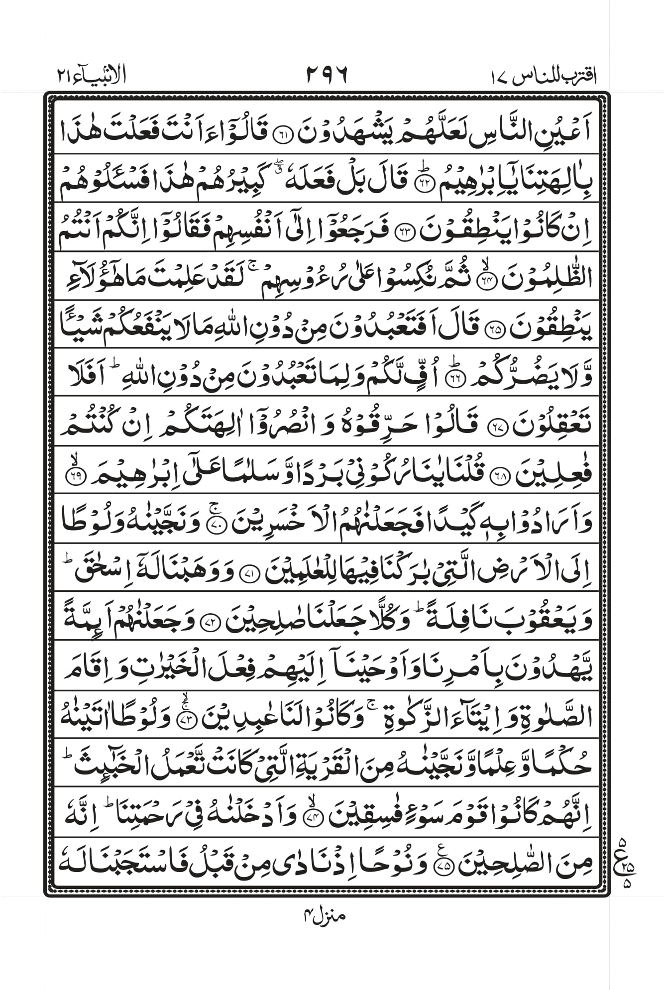 Surah Al-Anbiyaa Page 6