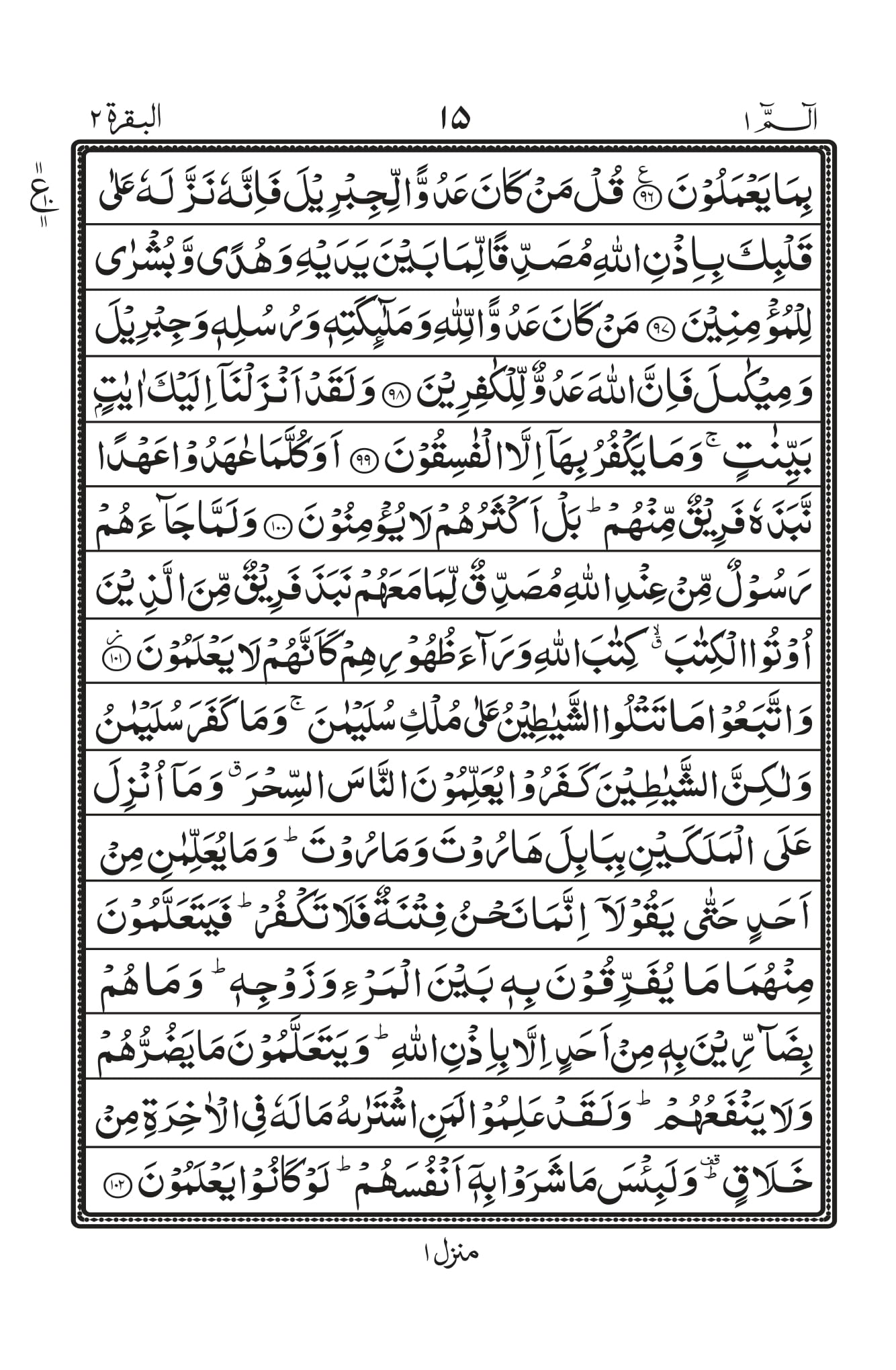 Surah Al-Baqara Page 13