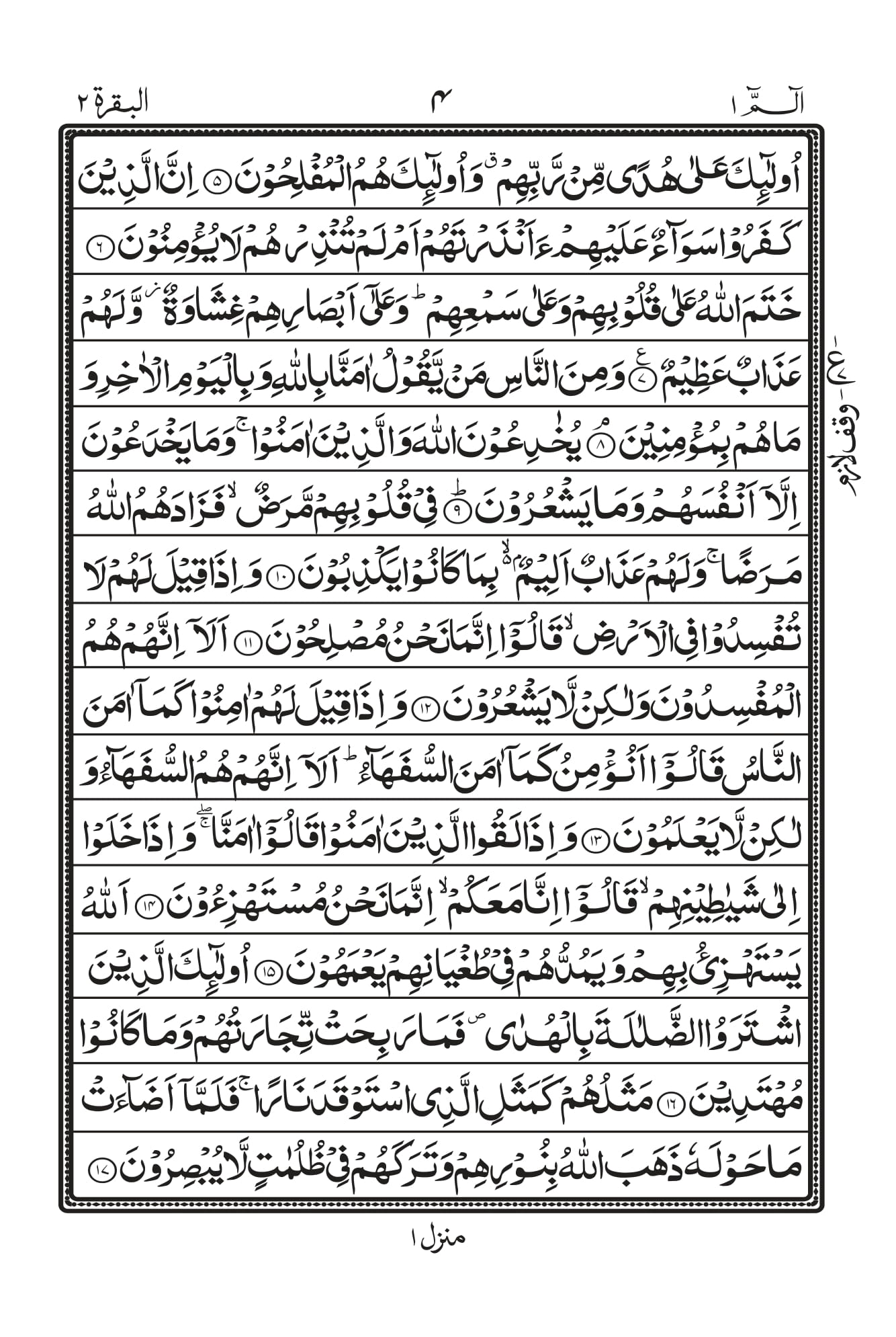 Surah Al-Baqara Page 2