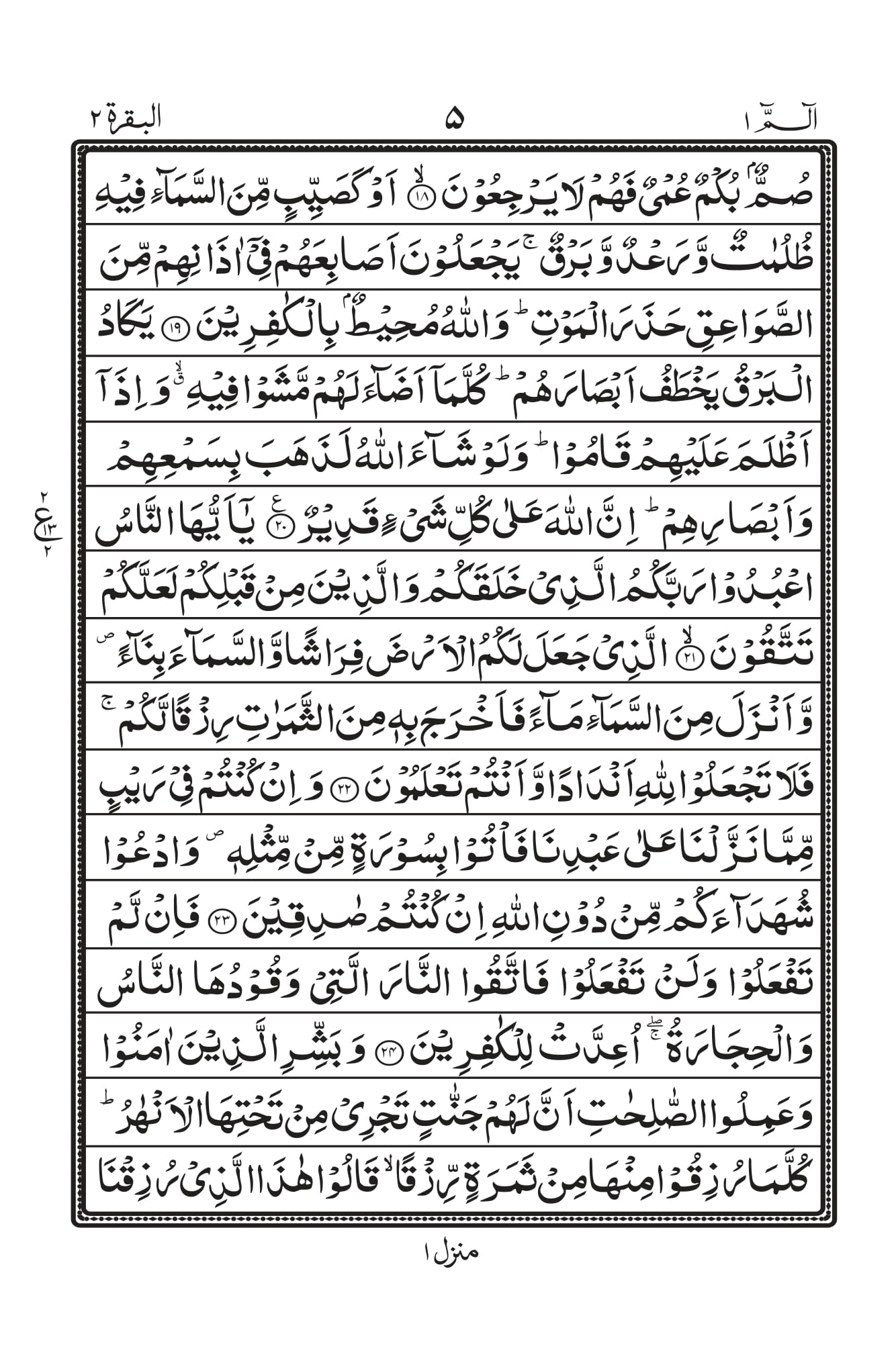 Surah Al-Baqara Page 3