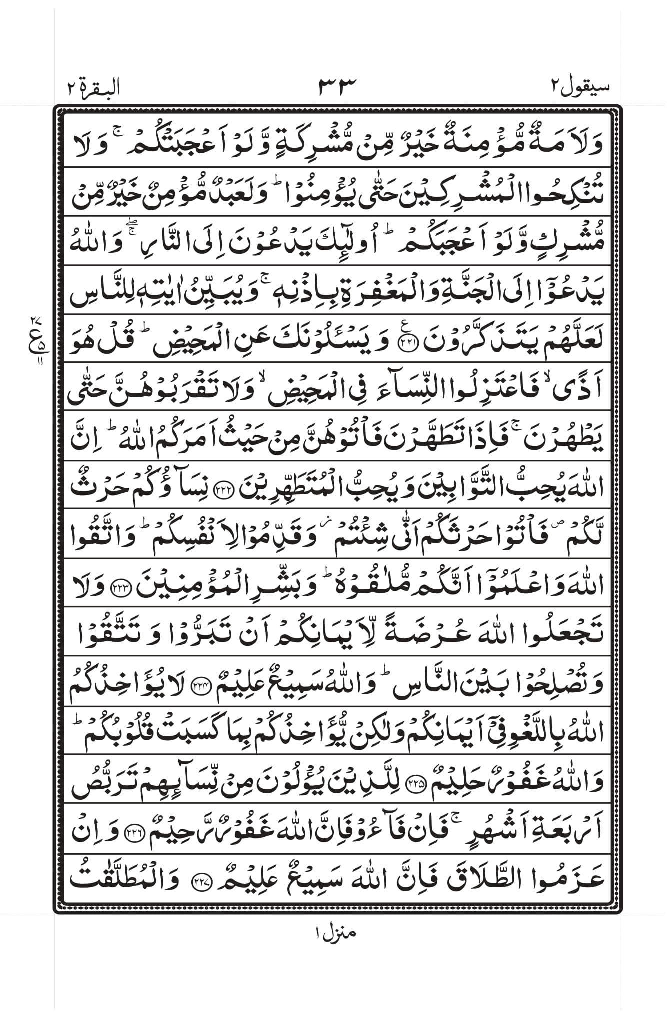 Surah Al-Baqara Page 31