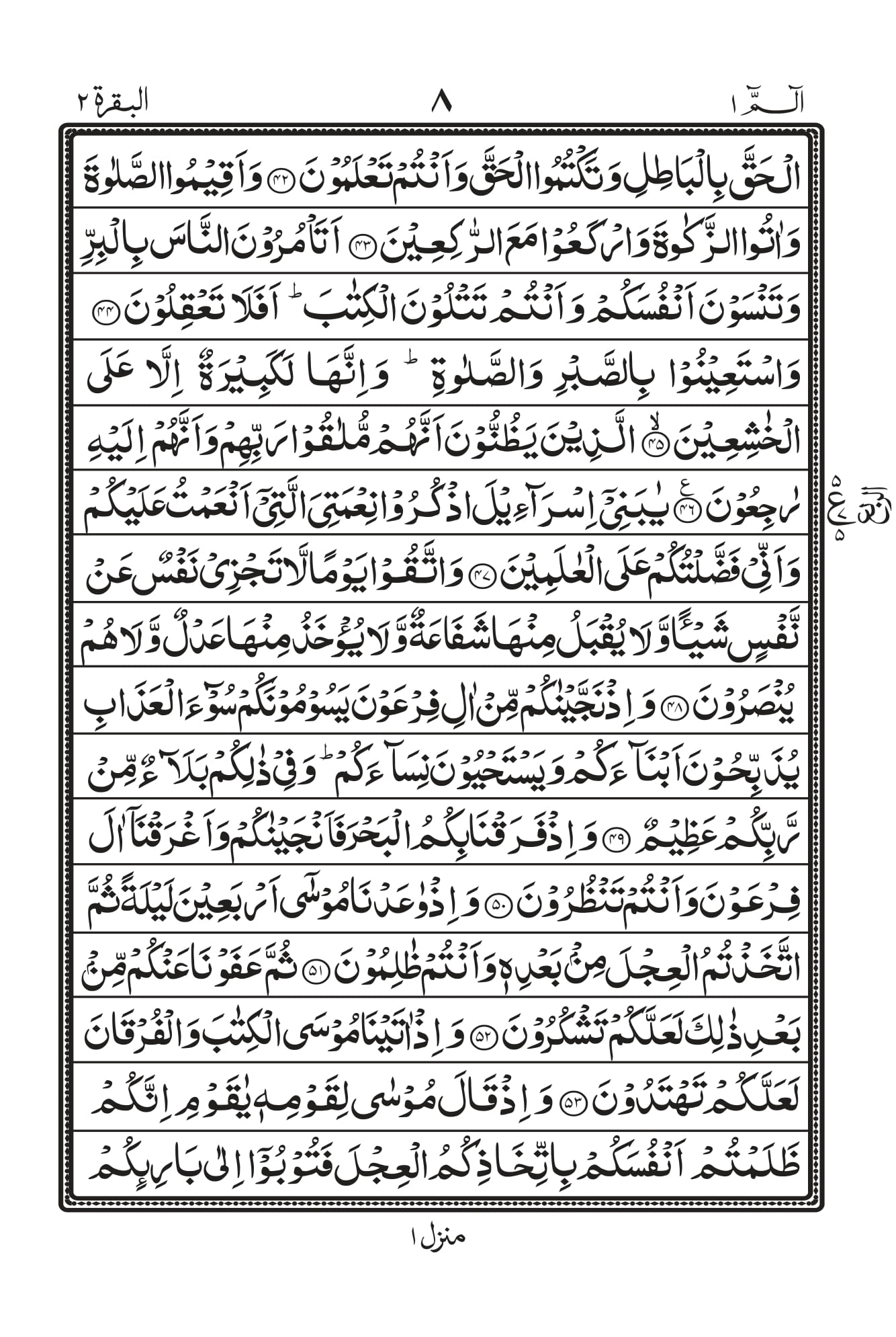 Surah Al-Baqara Page 6