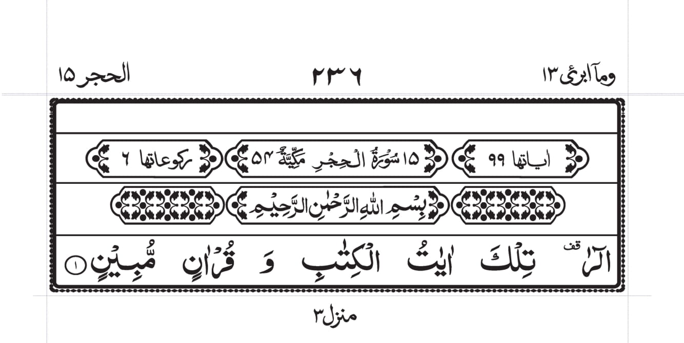 Surah Al-Hijr Page 1