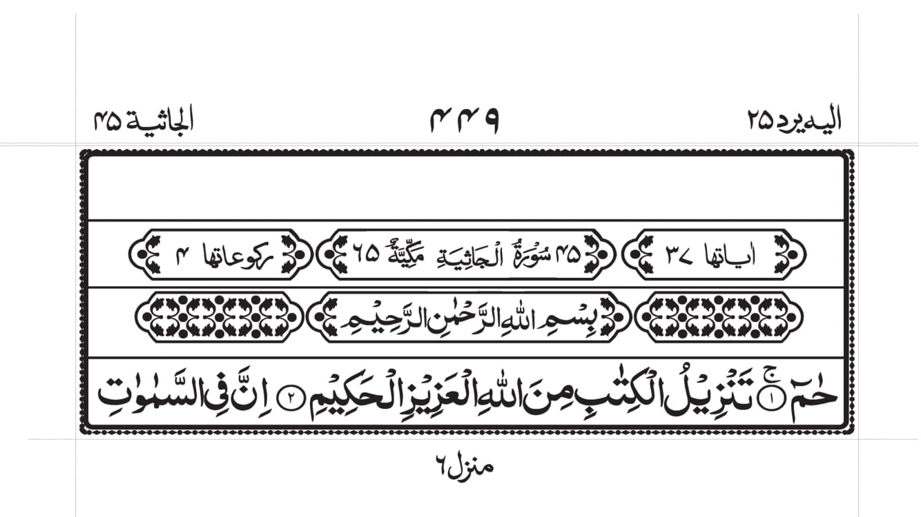 Surah Al-Jaathiya Page 1