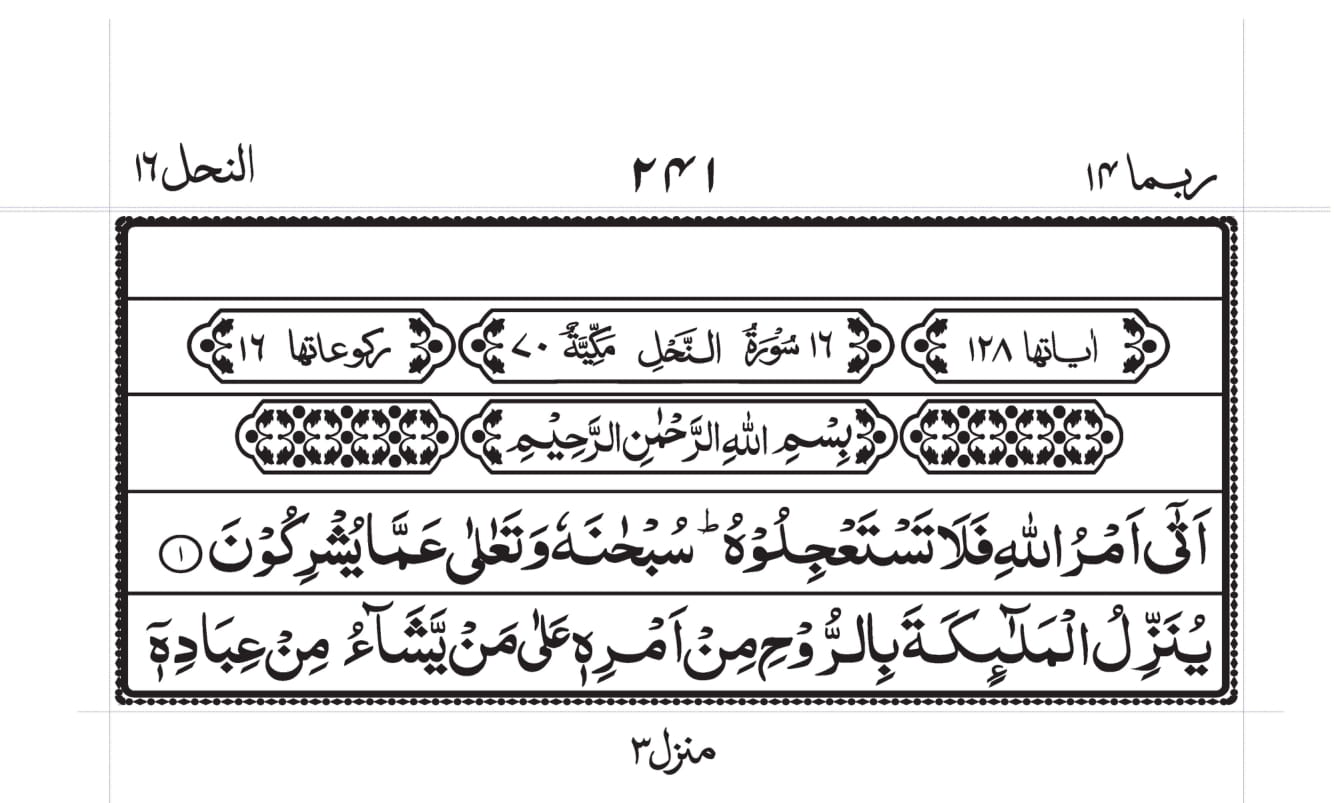 Surah An-Nahl Page 1