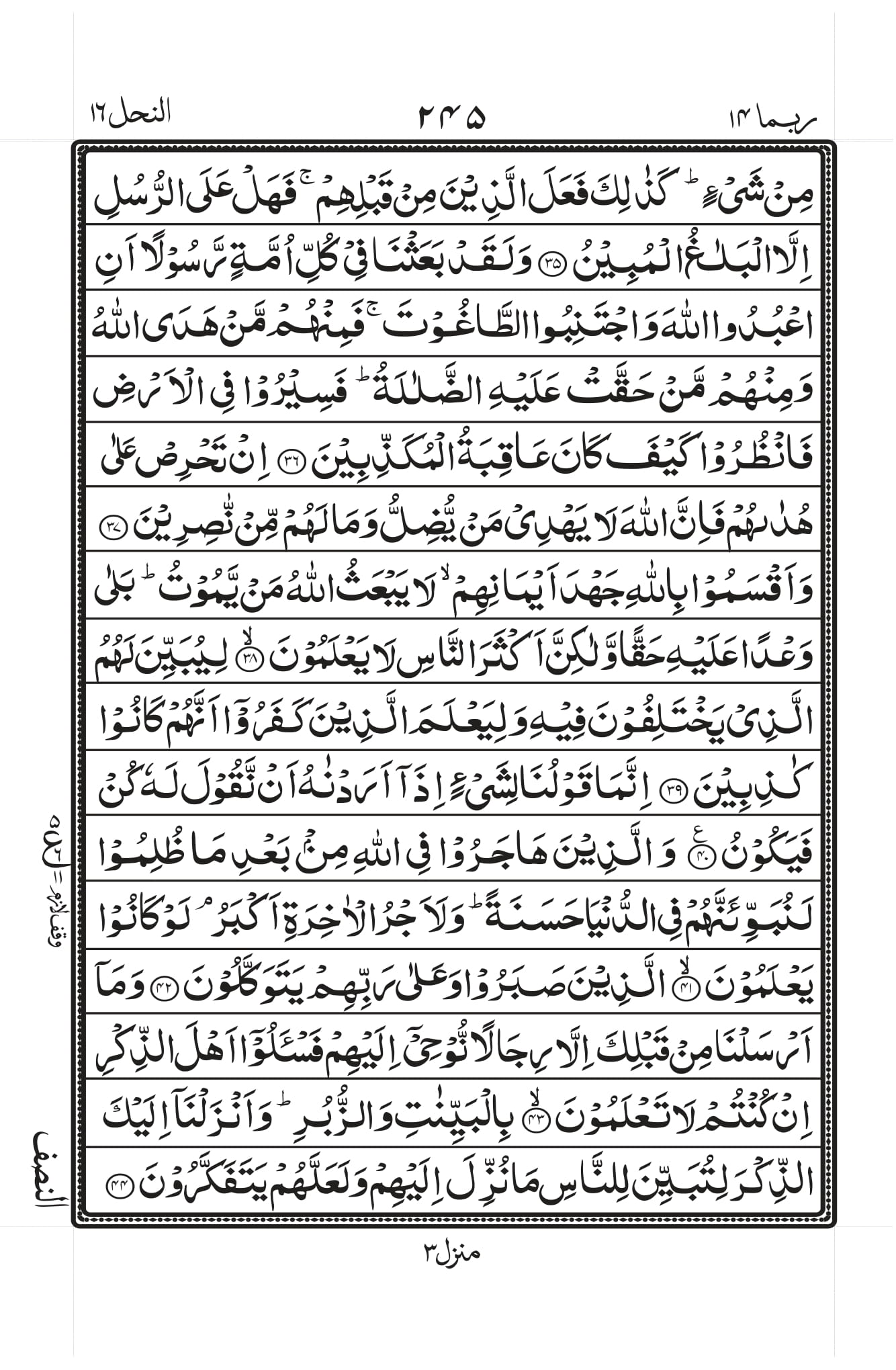 Surah An-Nahl Page 5