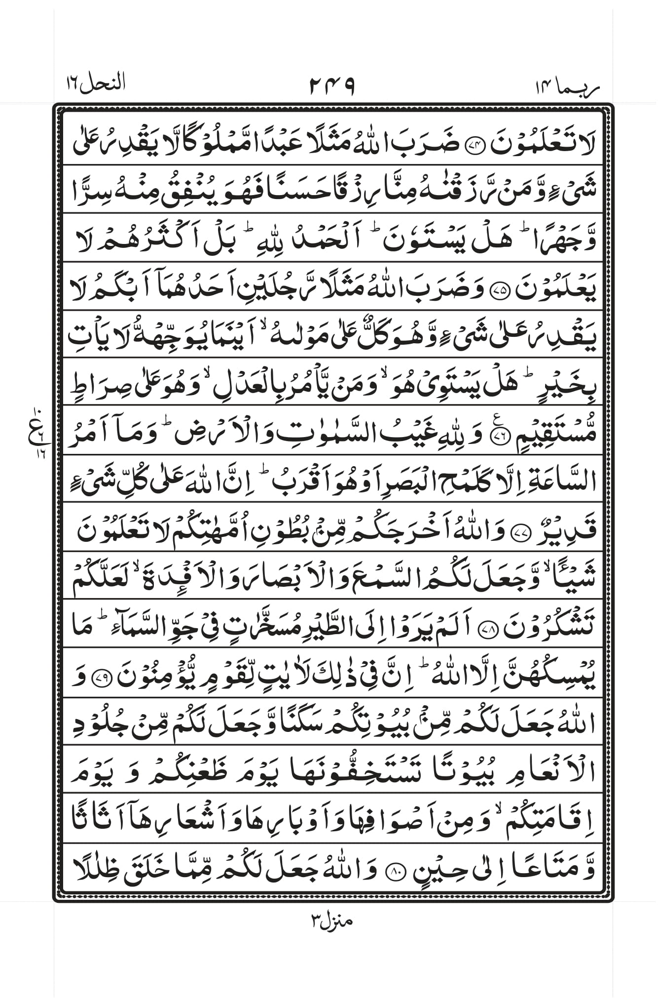 Surah An-Nahl Page 9