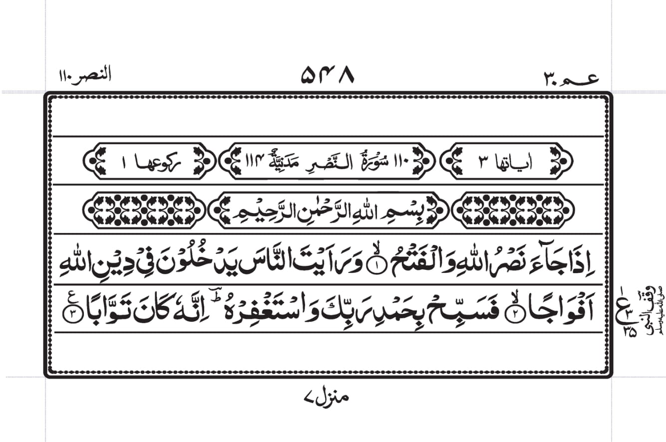 Surah An-Nasr Page 1