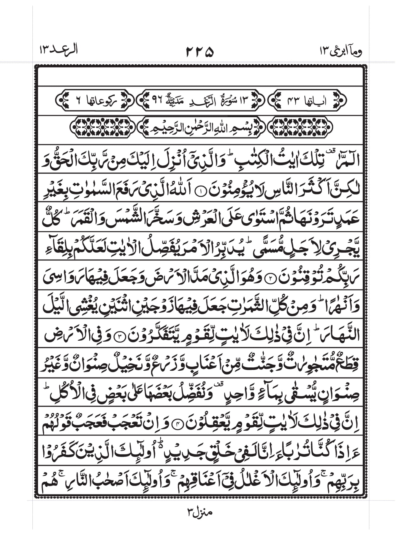 Surah Ar-Ra’d Page 1