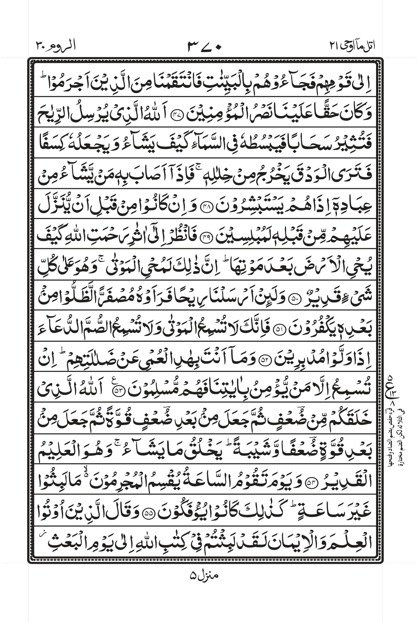 Surah Ar-Room Page 6