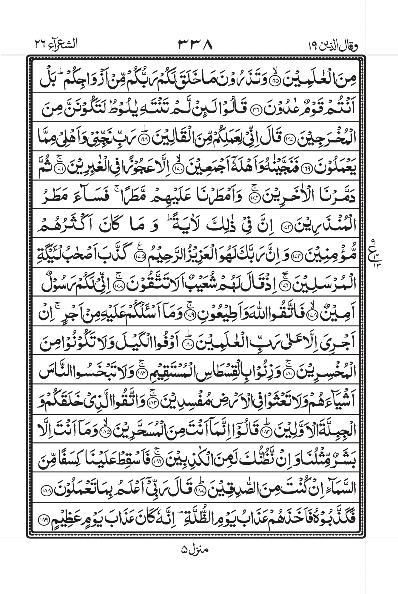 Surah Ash-Shu’araa Page 8