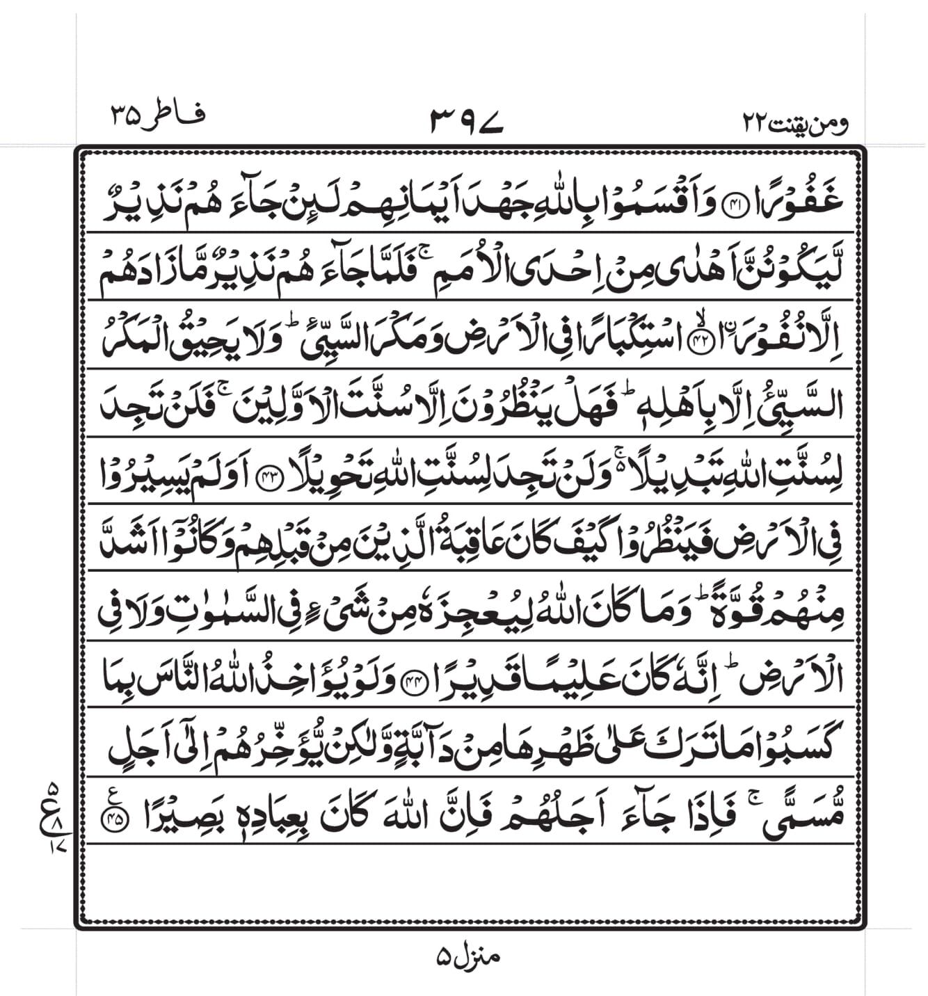 Surah Faatir Page 6