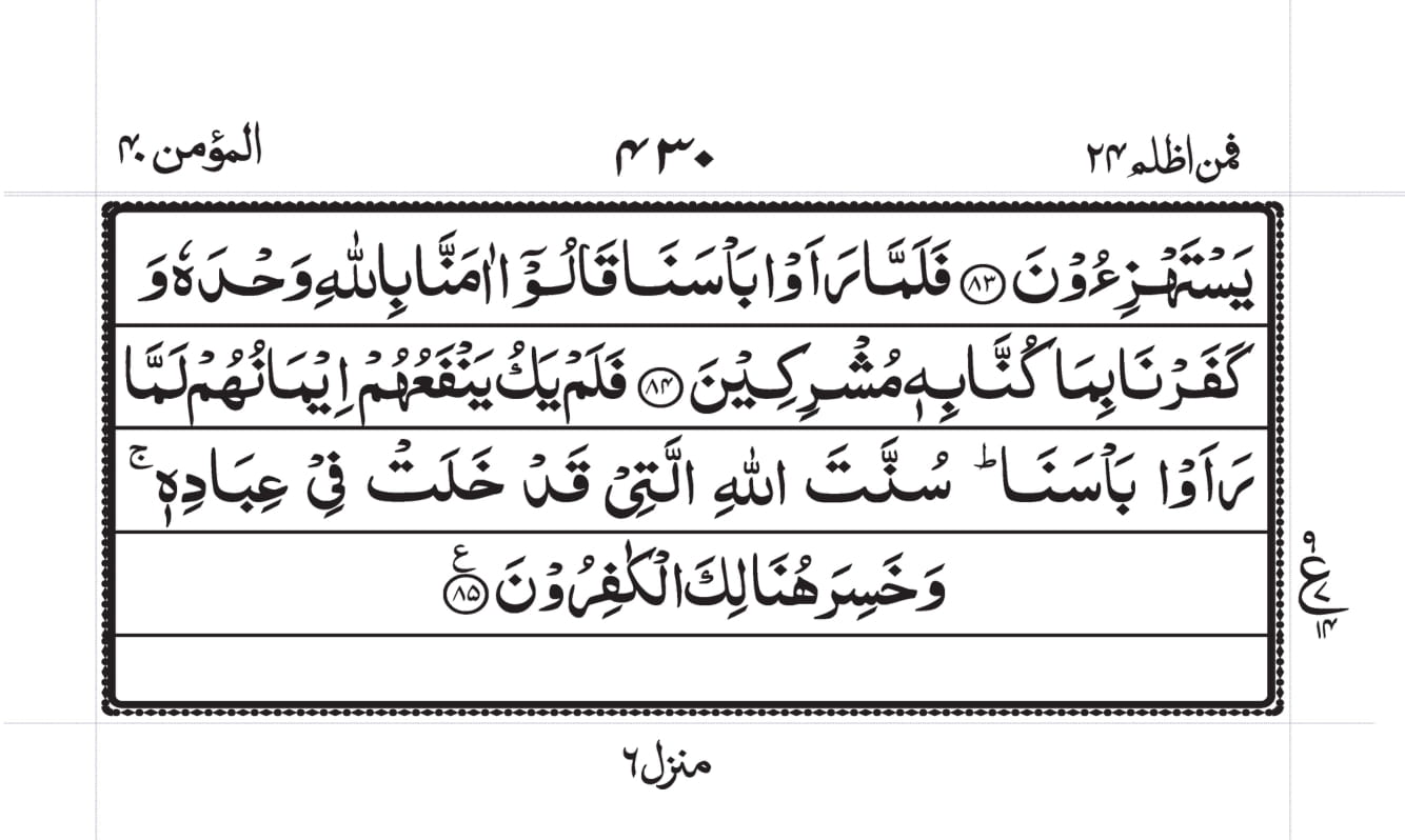 Surah Ghafir (Mau’min) Page 10