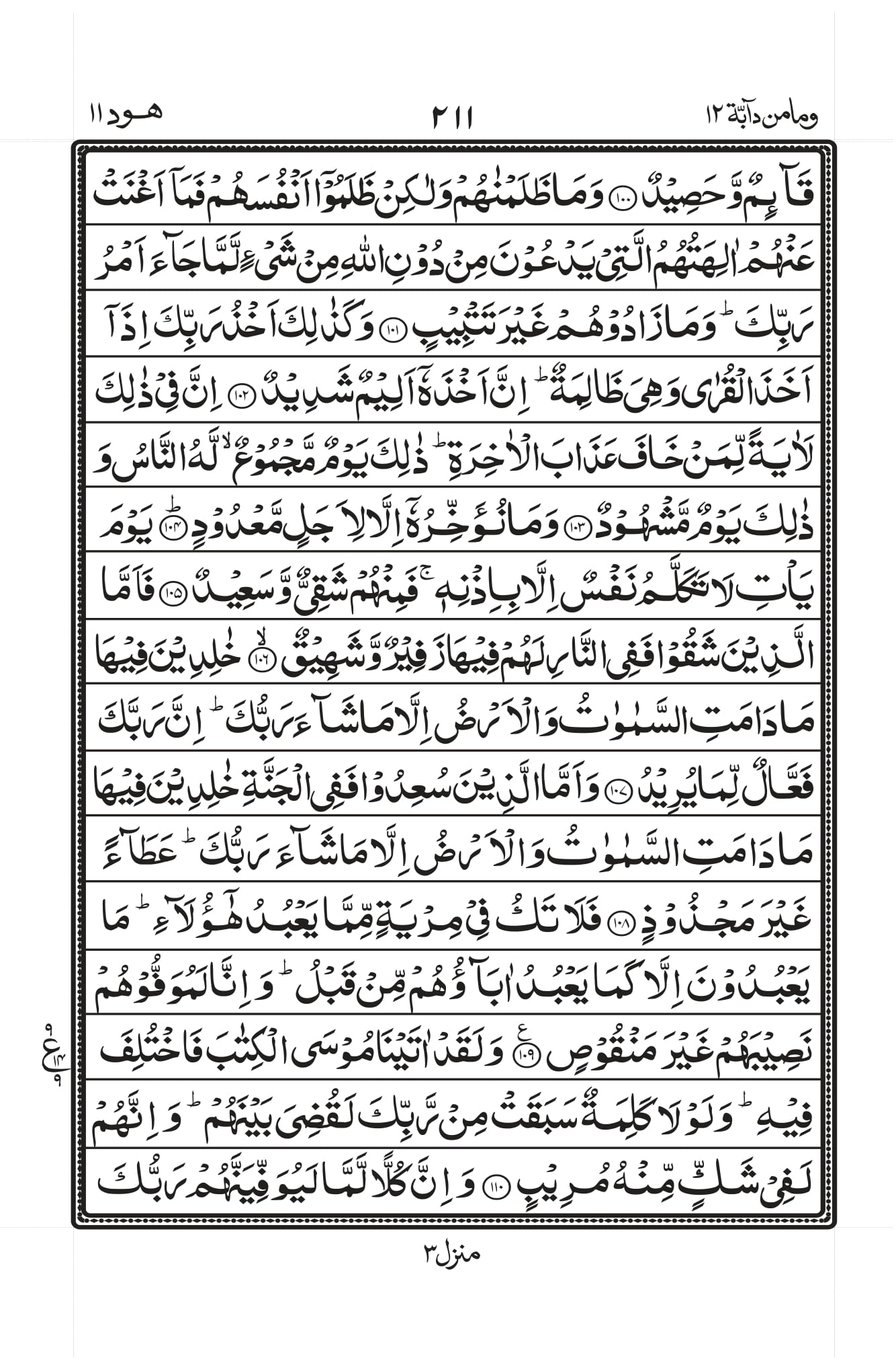Surah Hud Page 12