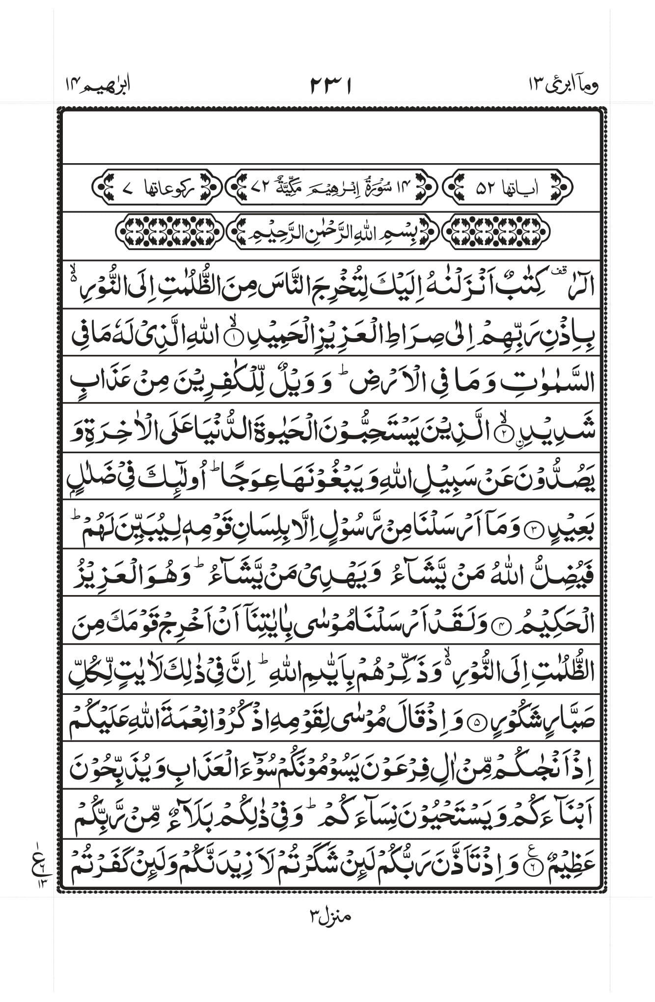 Surah Ibrahim Page 1
