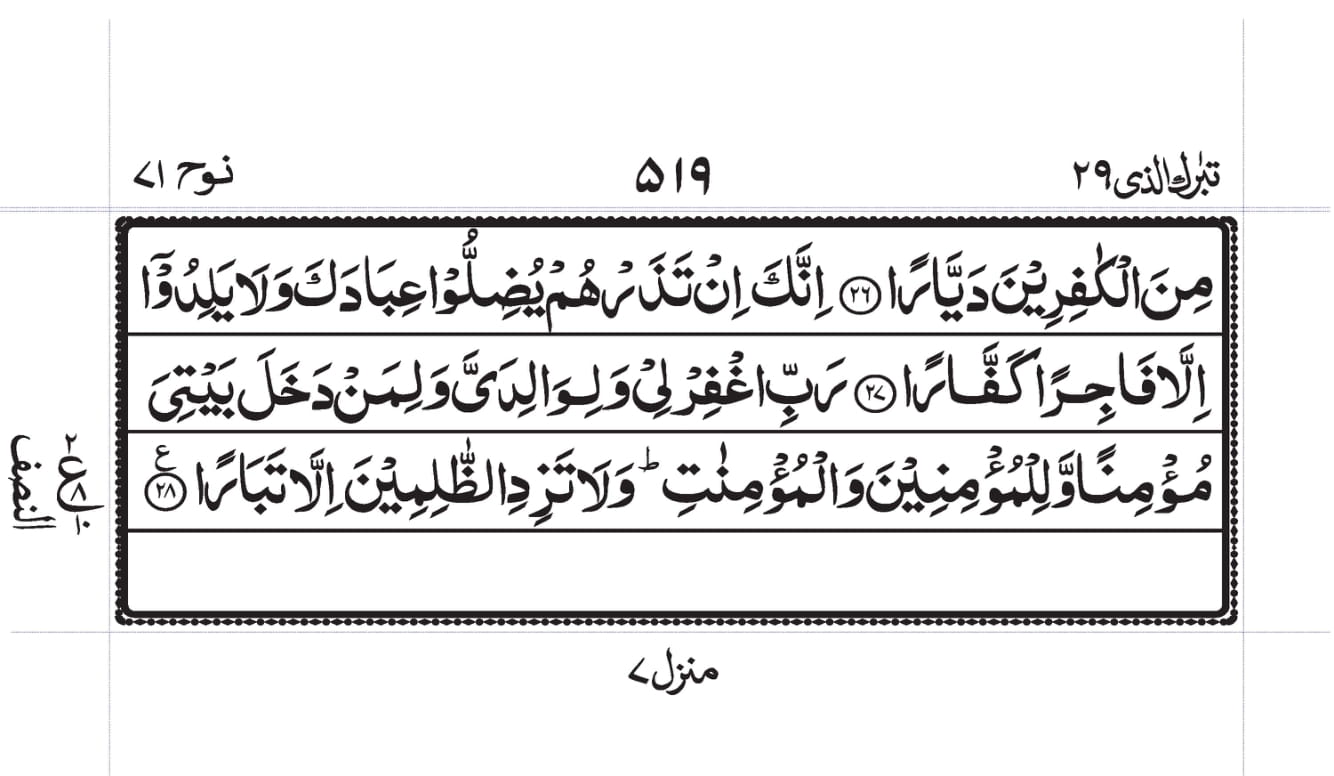Surah Nooh Page 3