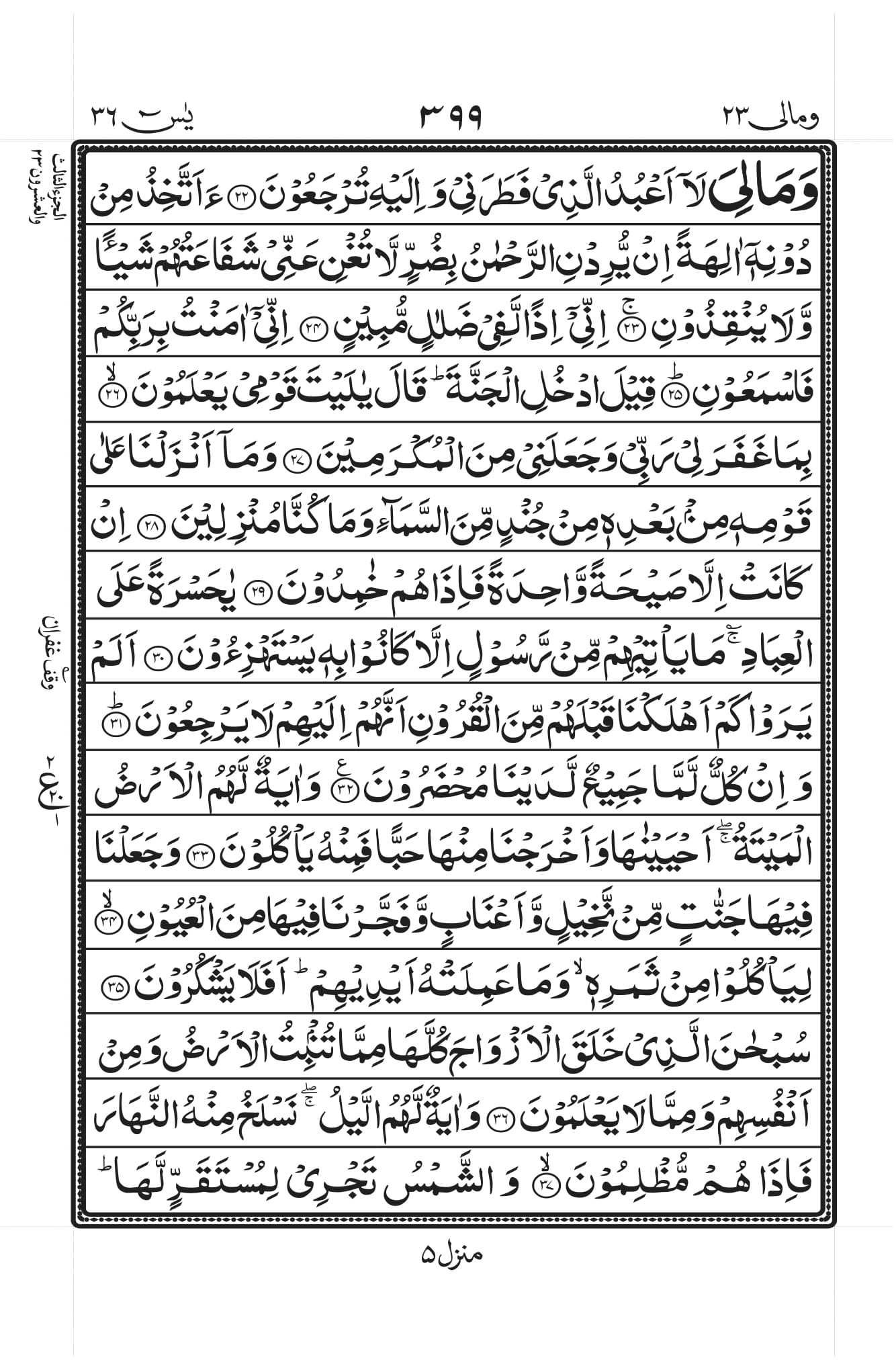 Surah Yaseen Page 3