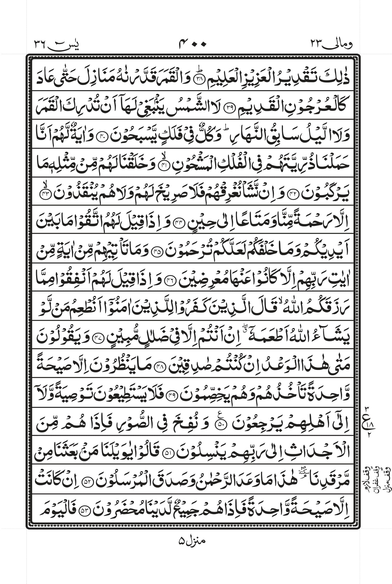 Surah Yaseen Page 4