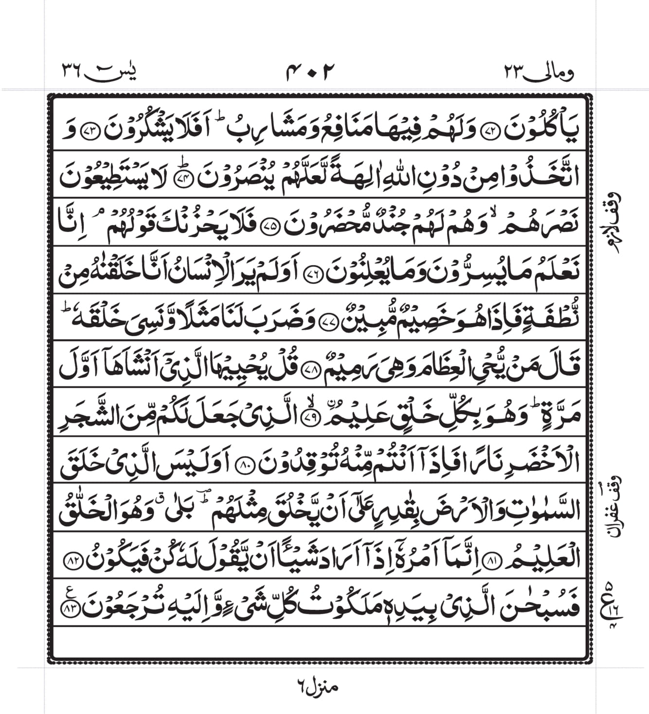 Surah Yaseen Page 6