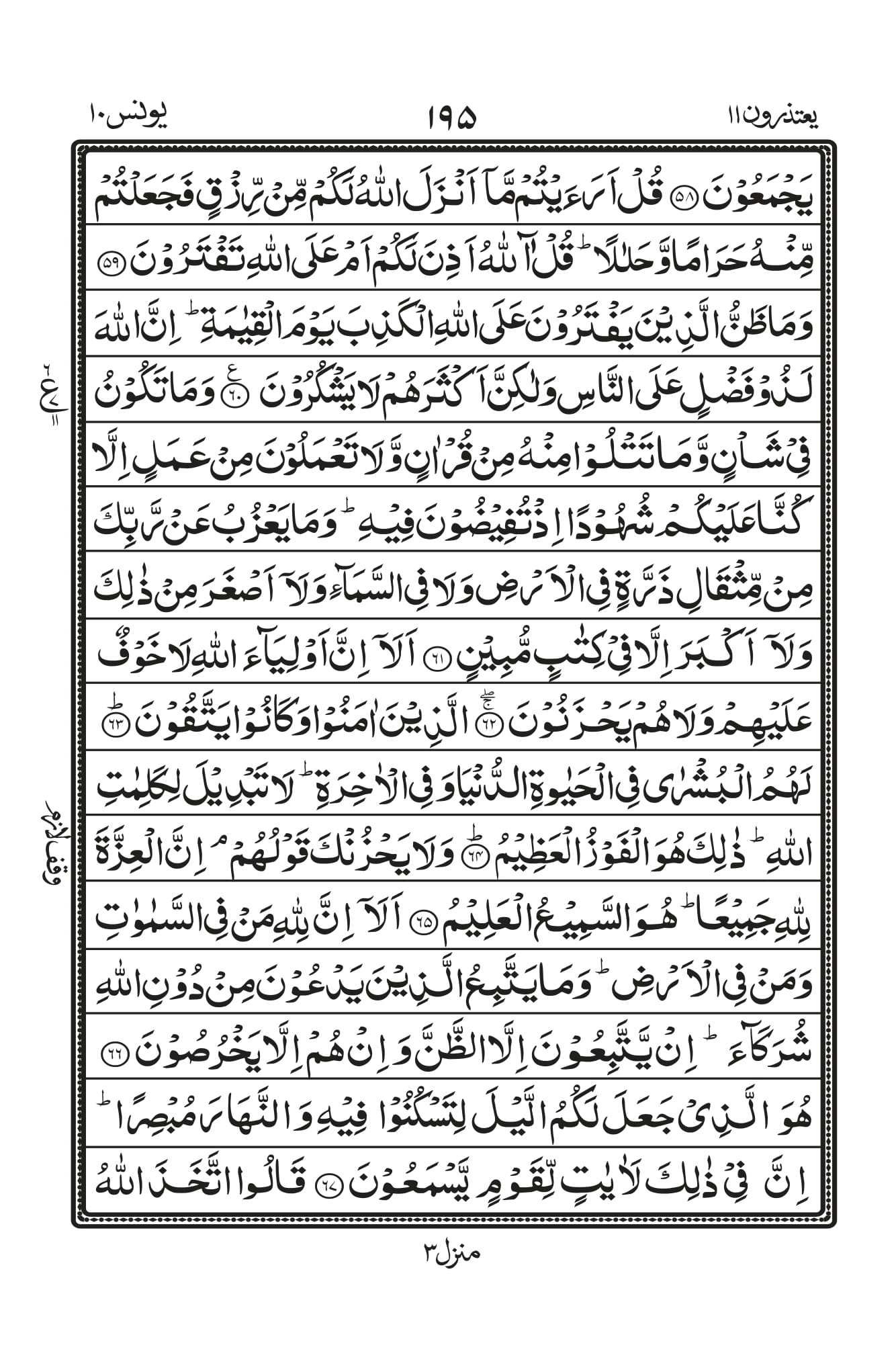 Surah Yunus Page 8